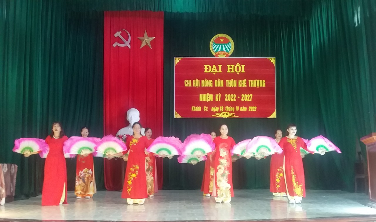 Xã Khánh Cư tổ chức điểm Đại hội Chi hội Nông dân thôn Khê Thượng, nhiệm kỳ 2022-2027