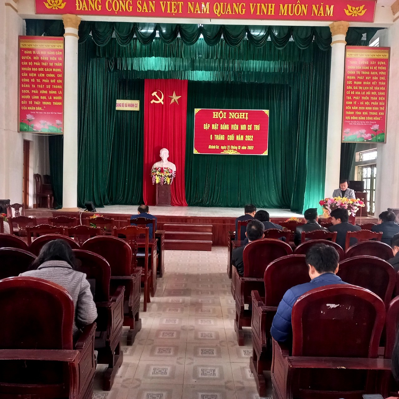 Đảng bộ xã Khánh Cư tổ chức gặp mặt đảng viên nơi cư trú 6 tháng cuối năm 2022